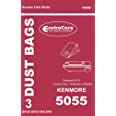 Kenmore Vacuum Paper Bags, 5055 C5 Panasonic Canister 3Pk Generic Part 136SW