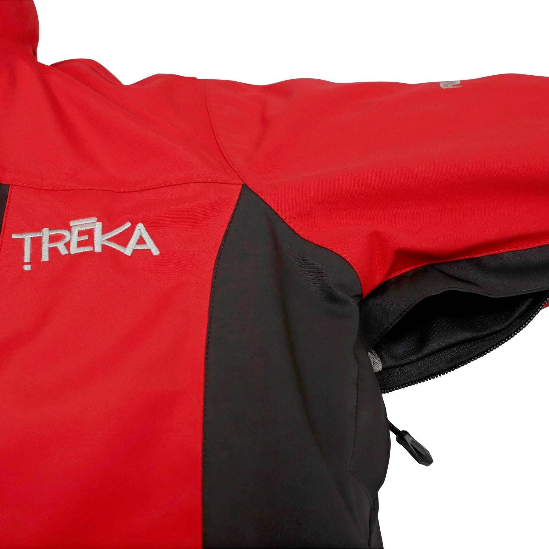 Kids Avalanche 3-in-1 Winter Jacket 300GSM – Red / Black - Image 6