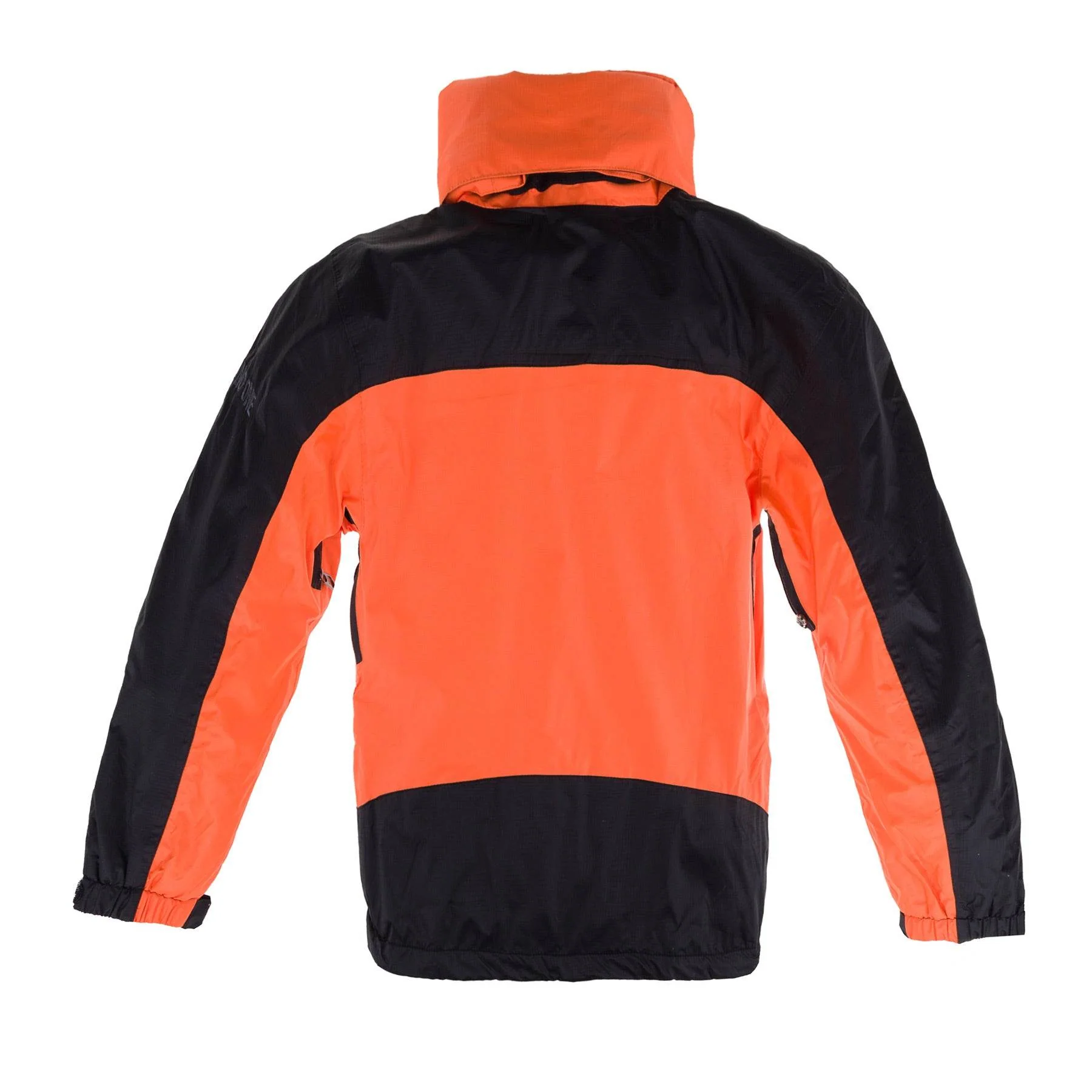 Kids Gorak Shep Unisex Outershell Jacket – Orange / Black - Image 3