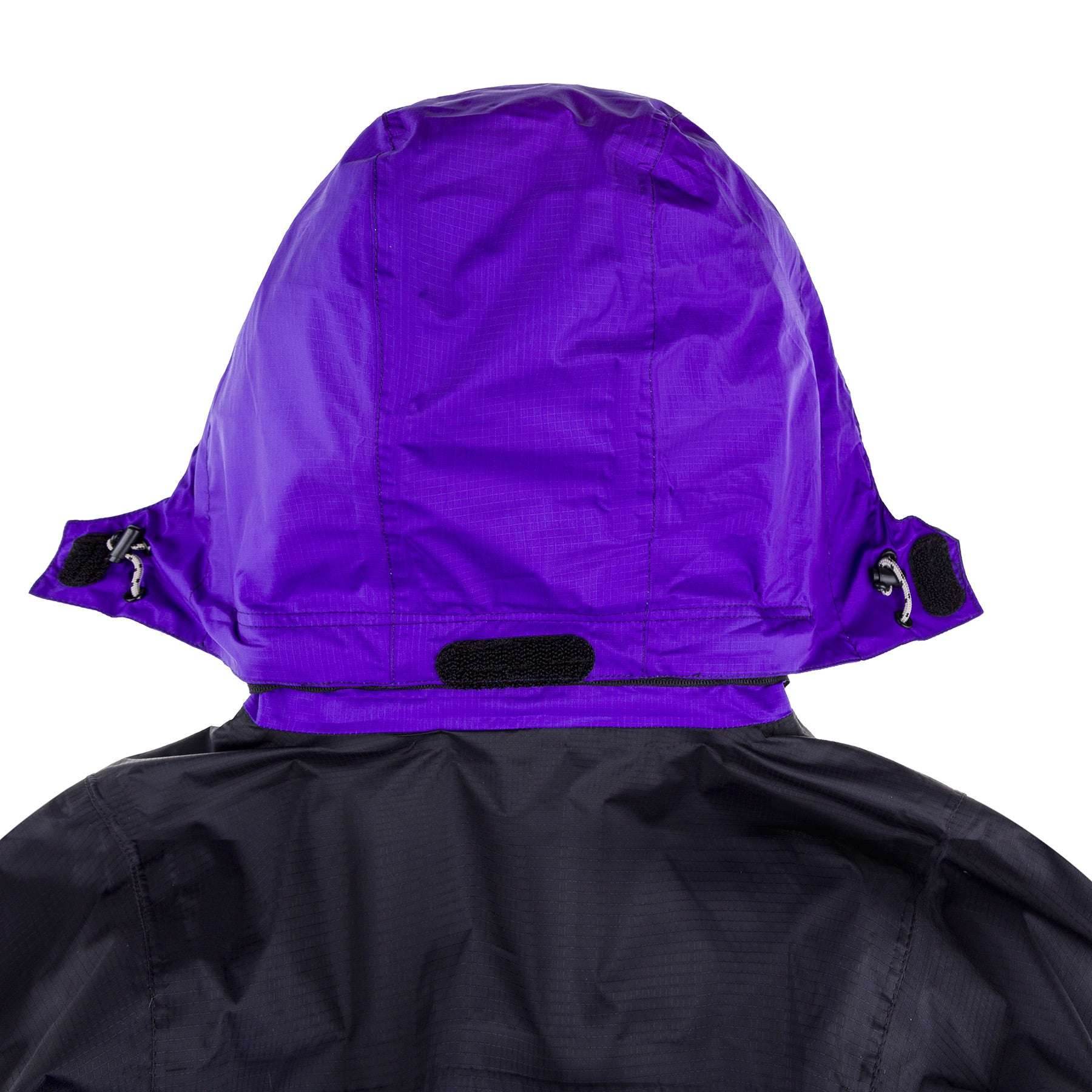 Kids Gorak Shep Unisex Outershell Jacket – Purple / Black - Image 5