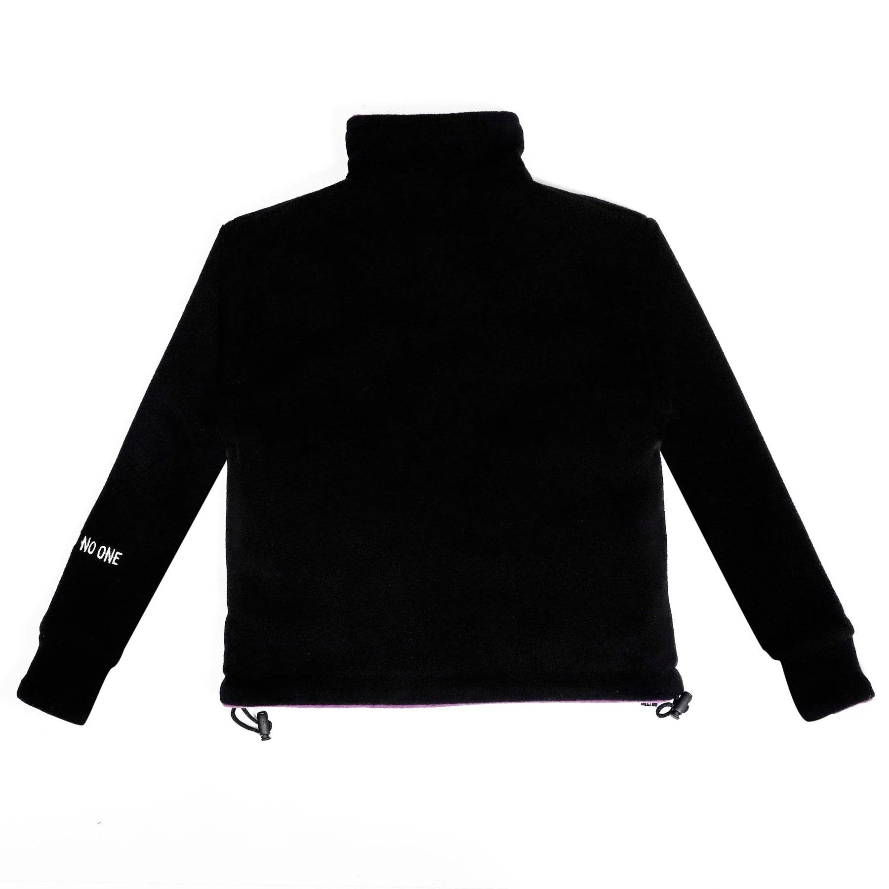 Kids Pokhara Reversible Black and Purple Fleece Sweater 200GSM - Image 4