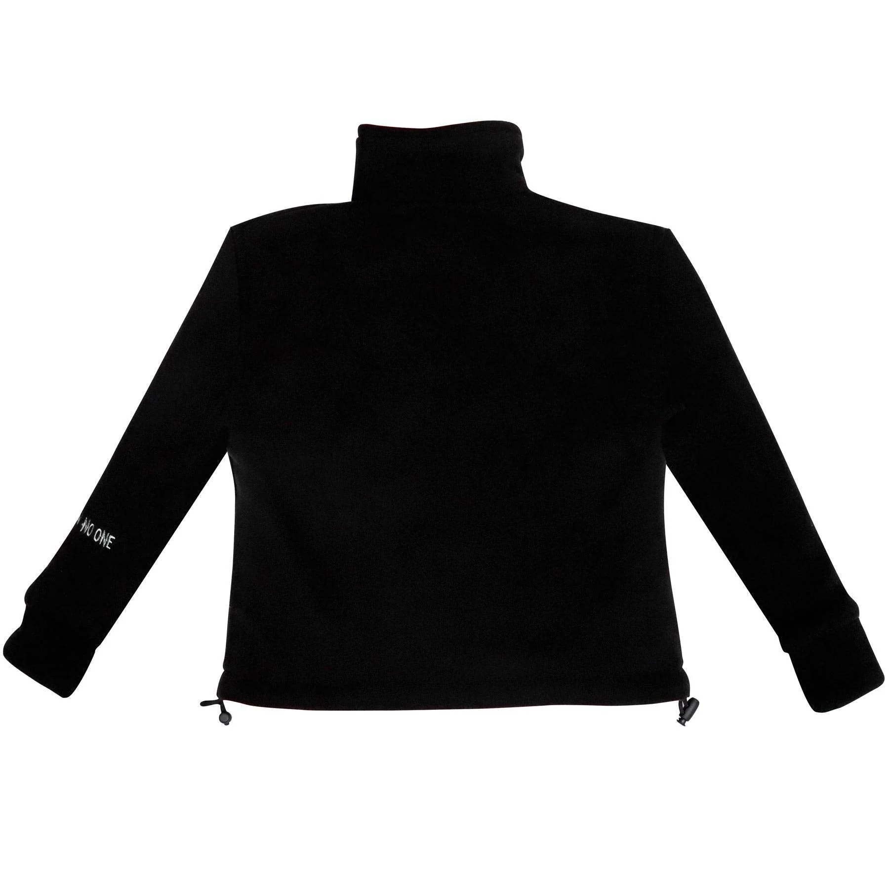 Kids Pokhara Reversible Black and Red Fleece Sweater 200GSM - Image 4