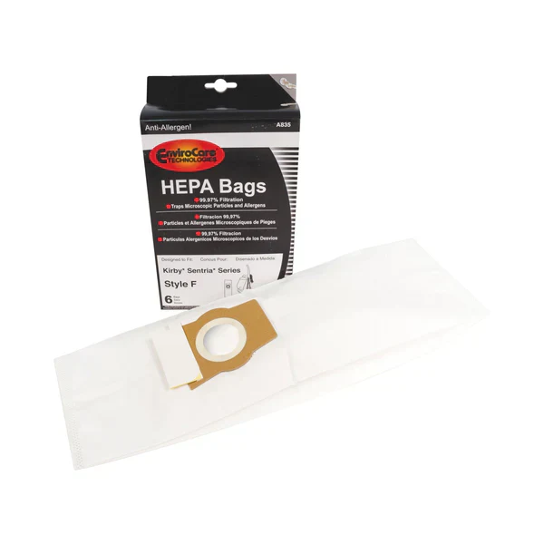 Kirby Sentria Style F - Hepa Bags x 6 Part A835