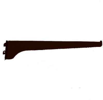 Knape & Vogt Black Steel Regular Duty Bracket 16 Ga. 10 in. L 160 lb. (Pack of 10) - Image 2
