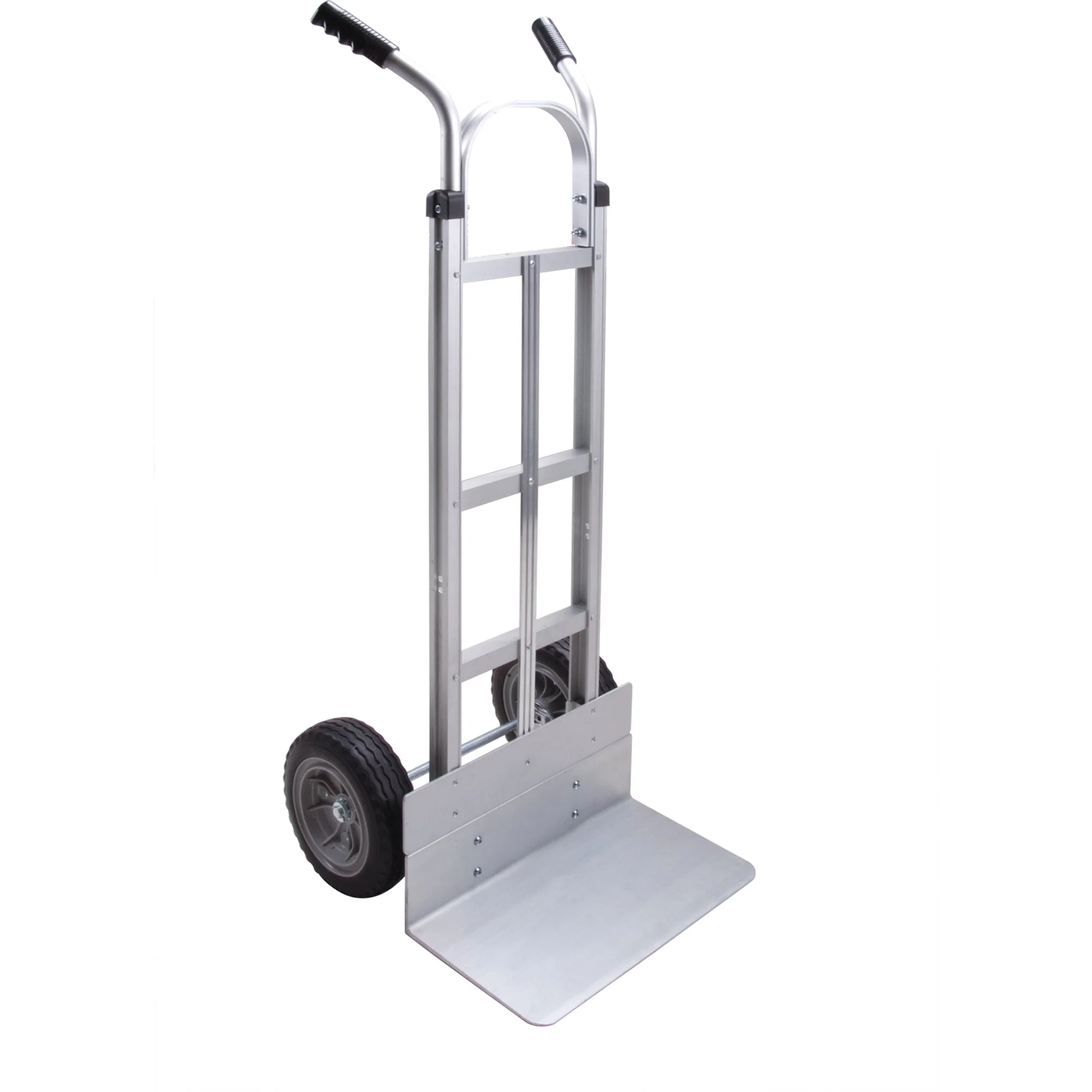 Knocked Down Hand Truck, Dual Handle, Aluminum, 50-5/8" Height, 500 lbs. Capacity