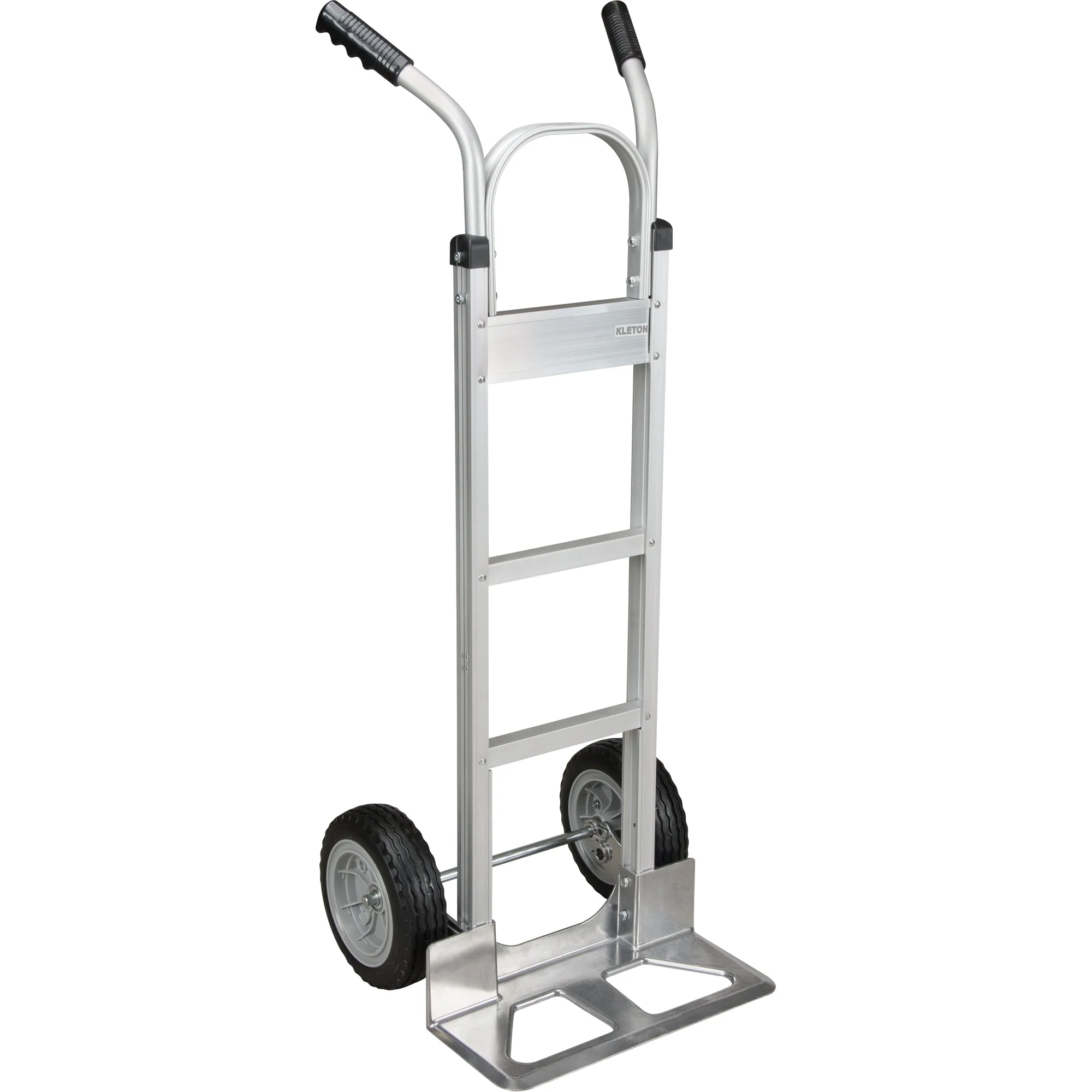 Knocked Down Hand Truck, Dual Handle, Aluminum, 50-5/8" Height, 500 lbs. Capacity