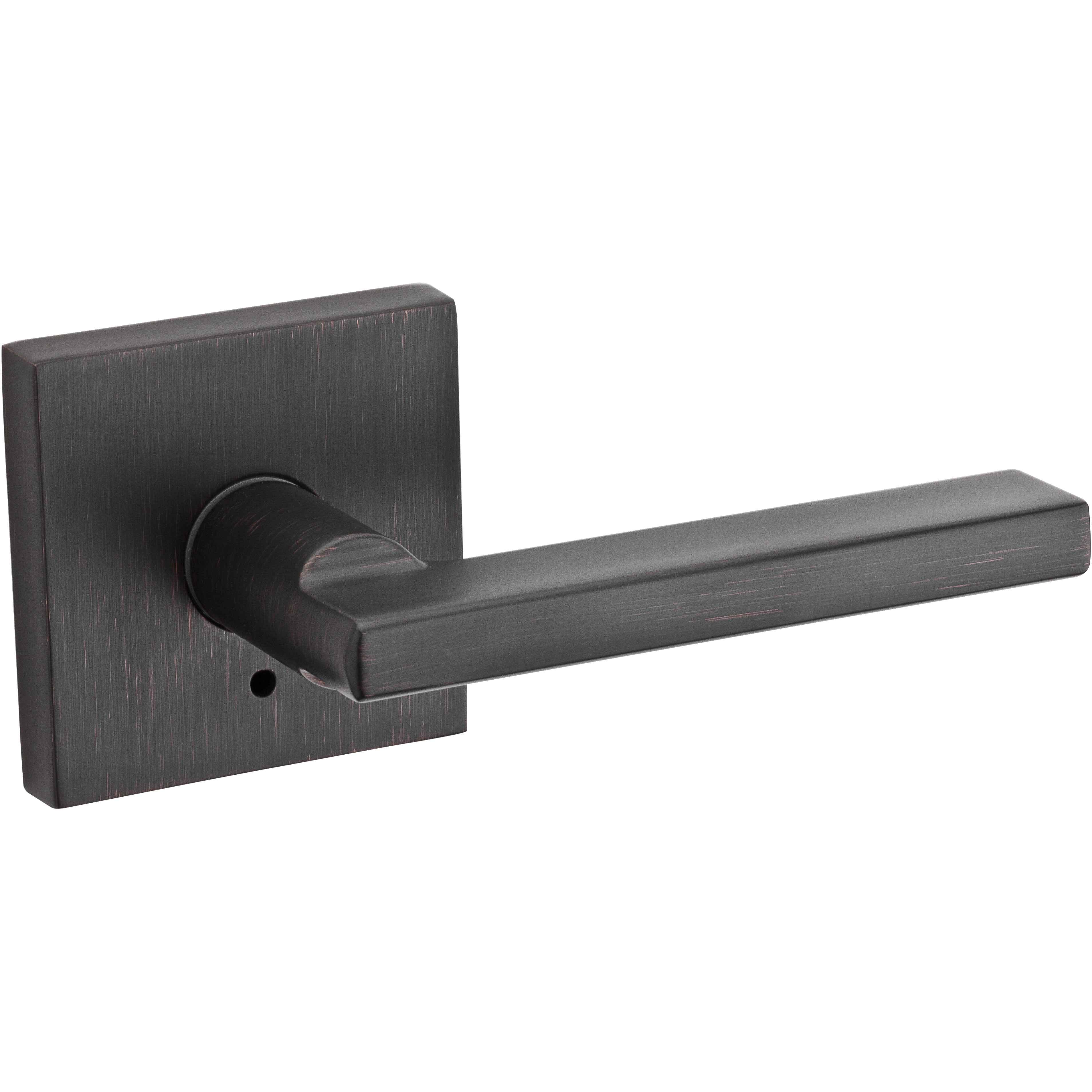 Kwikset Halifax Venetian Bronze Privacy Lever Right or Left Handed - Image 3