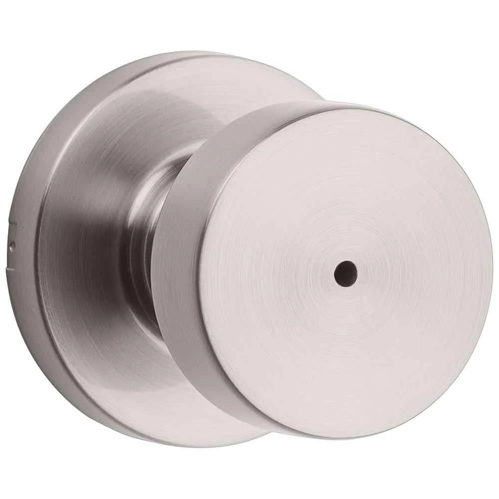 Kwikset Signature Series Pismo Satin Nickel Privacy Knob Right or Left Handed - Image 2