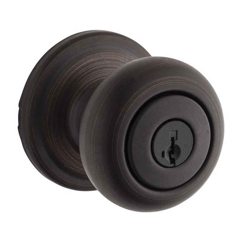 Kwikset SmartKey Juno Venetian Bronze Entry Door Knob KW1 1-3/4 in. - Image 4