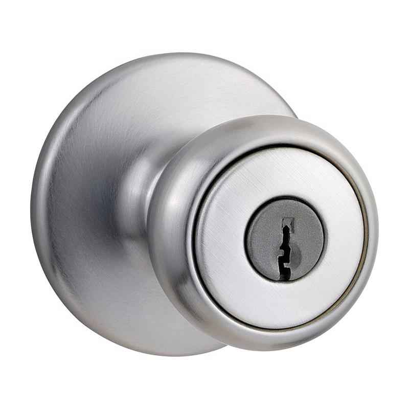 Kwikset Tylo Satin Chrome Entry Lockset K3 1-3/4 in. - Image 2