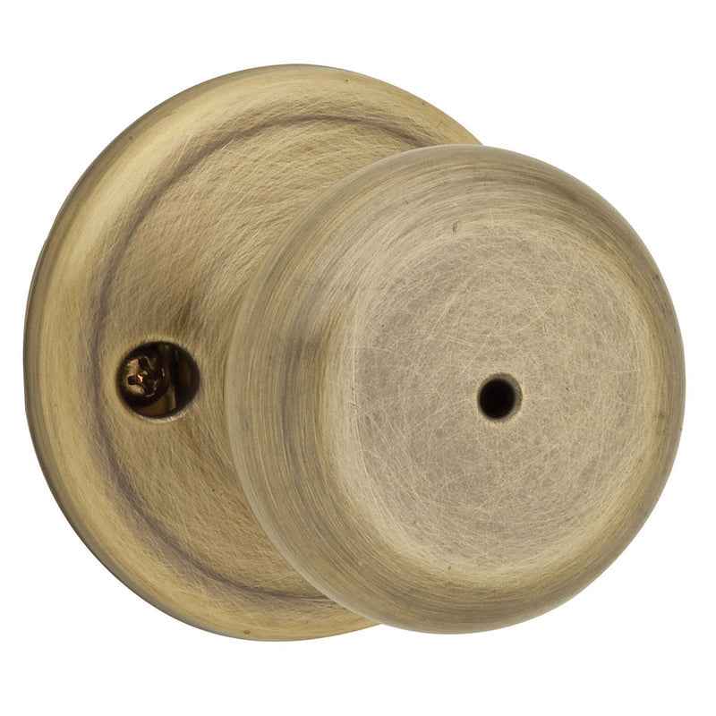 Kwikset Juno Antique Brass Privacy Lockset 1-3/4 in. - Image 2