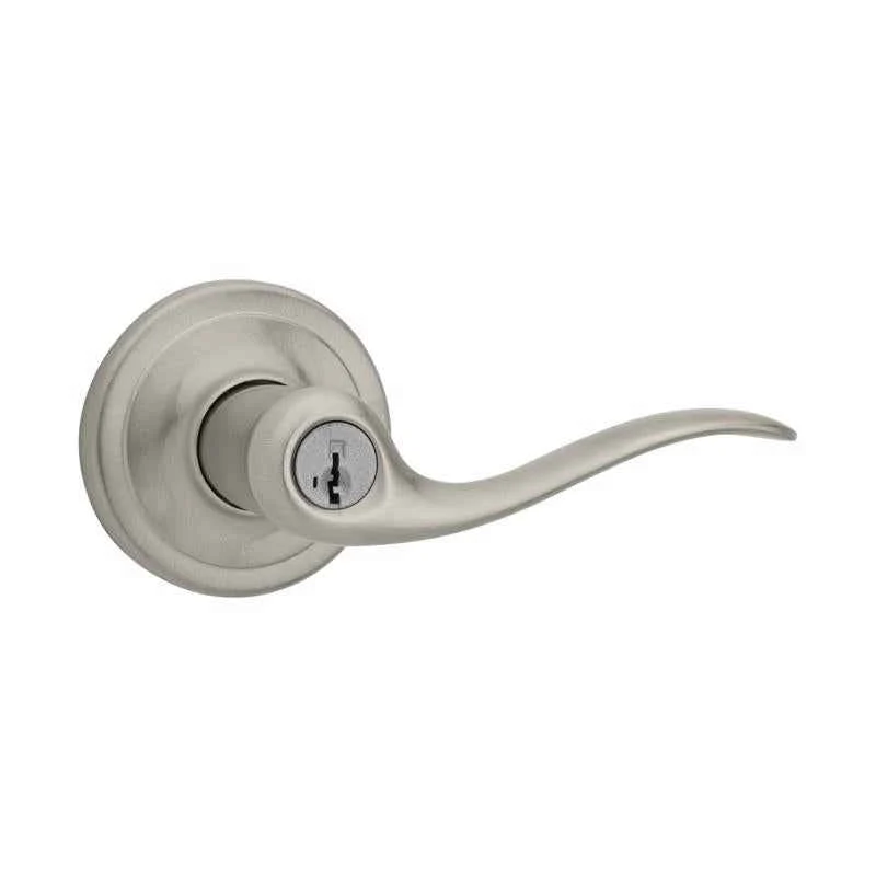 Kwikset SmartKey Tustin Satin Nickel Entry Door Knob KW1 1-3/4 in. - Image 4