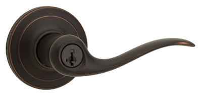 Kwikset SmartKey Tustin Venetian Bronze Entry Door Knob KW1 1-3/4 in. - Image 2