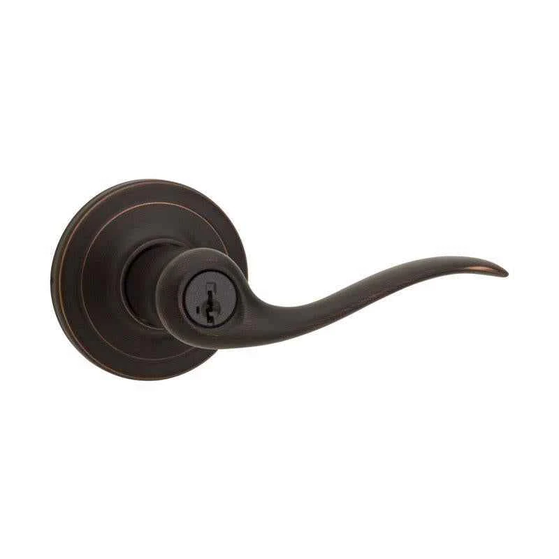 Kwikset SmartKey Tustin Venetian Bronze Entry Door Knob KW1 1-3/4 in. - Image 4