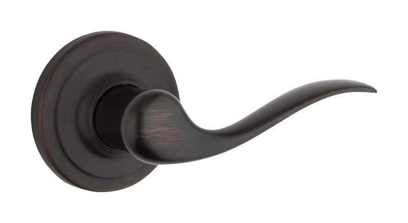 Kwikset Tustin Venetian Bronze Passage Lever 1-3/4 in. - Image 4