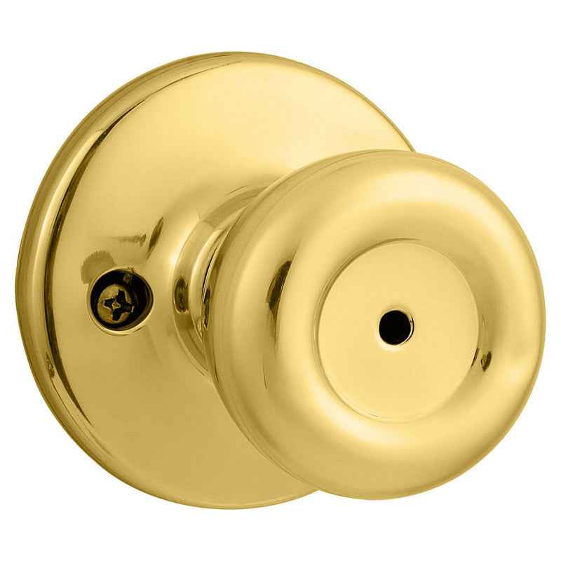 Kwikset Tylo Polished Brass Privacy Lockset 1-3/4 in. - Image 2
