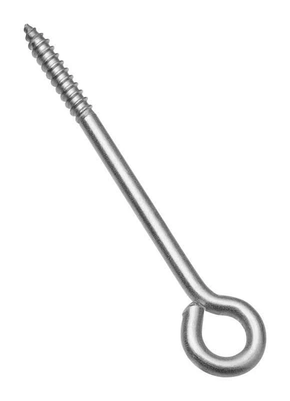 National Hardware 5 in. L Silver Stainless Steel Lag Screw Eye 1 pk - Image 2