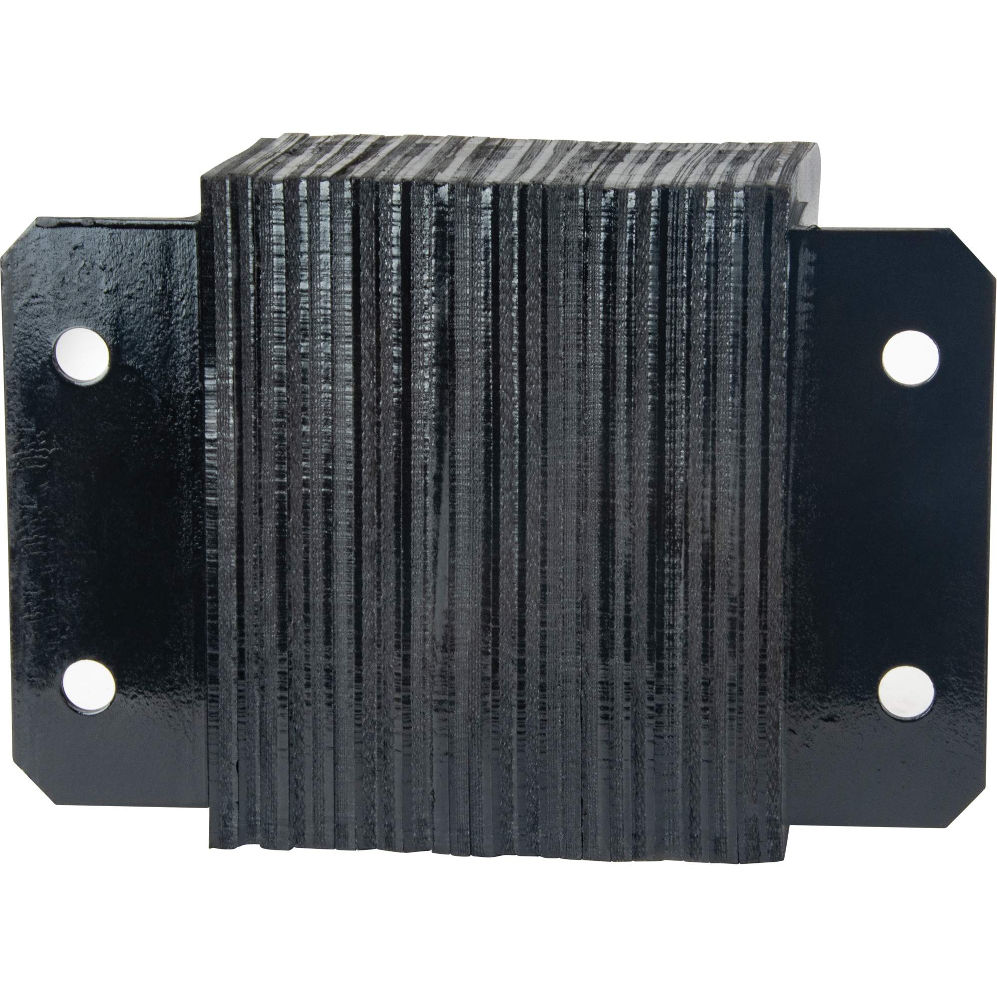 Laminated Dock Bumpers, Horizontal, Rubber, 12" W x 6" D x 10" H - Image 2