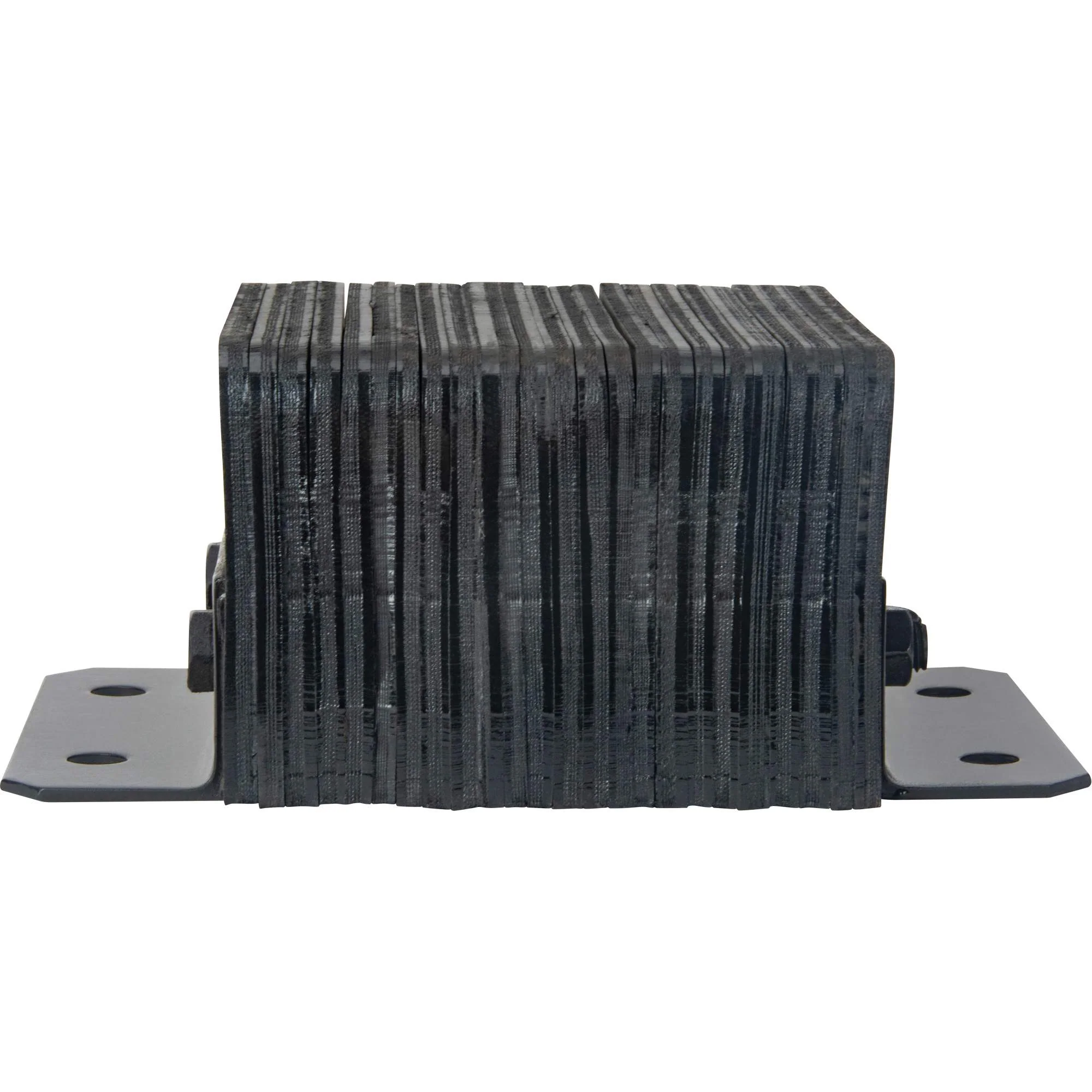 Laminated Dock Bumpers, Horizontal, Rubber, 12" W x 6" D x 10" H - Image 4