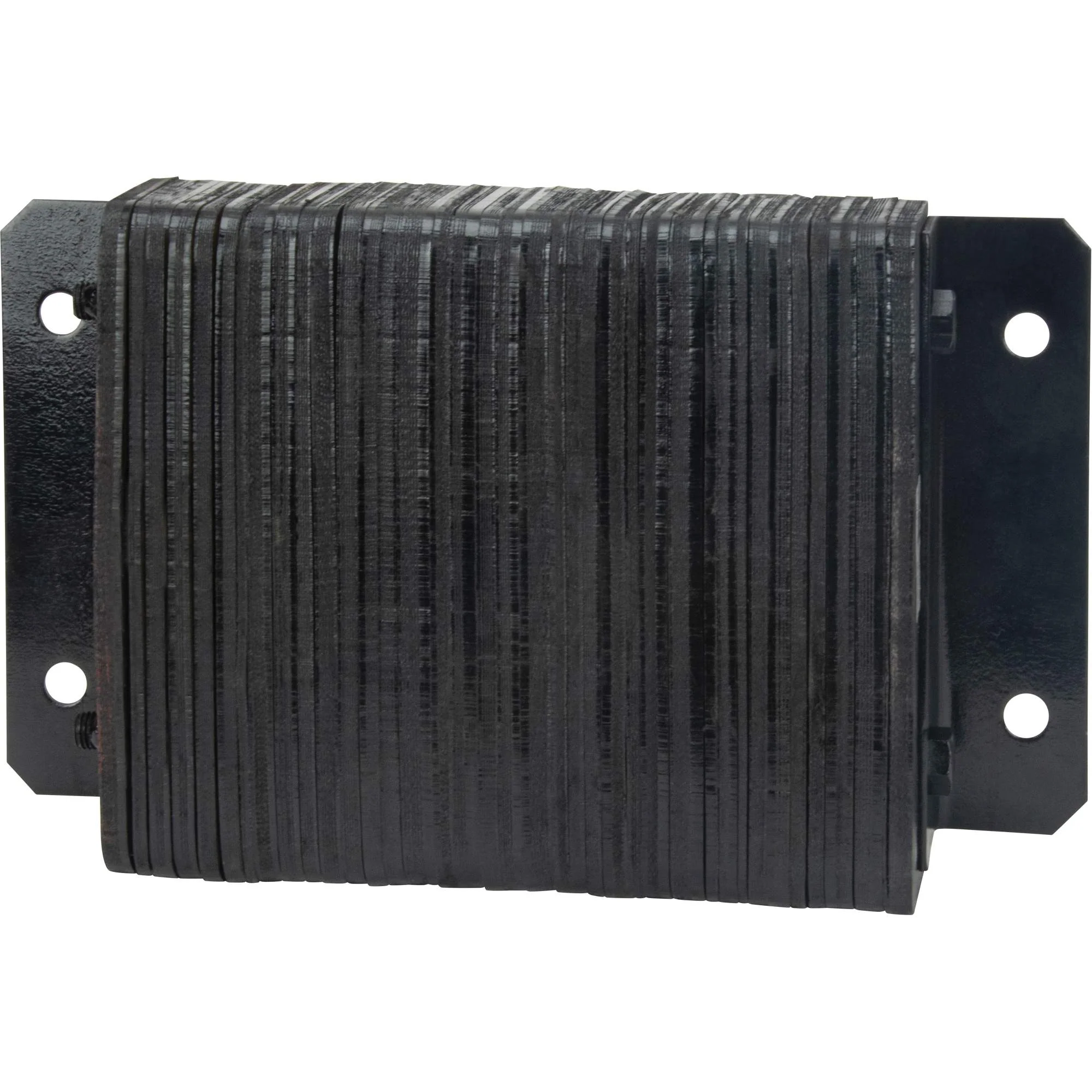 Laminated Dock Bumpers, Horizontal, Rubber, 18" W x 4" D x 12" H