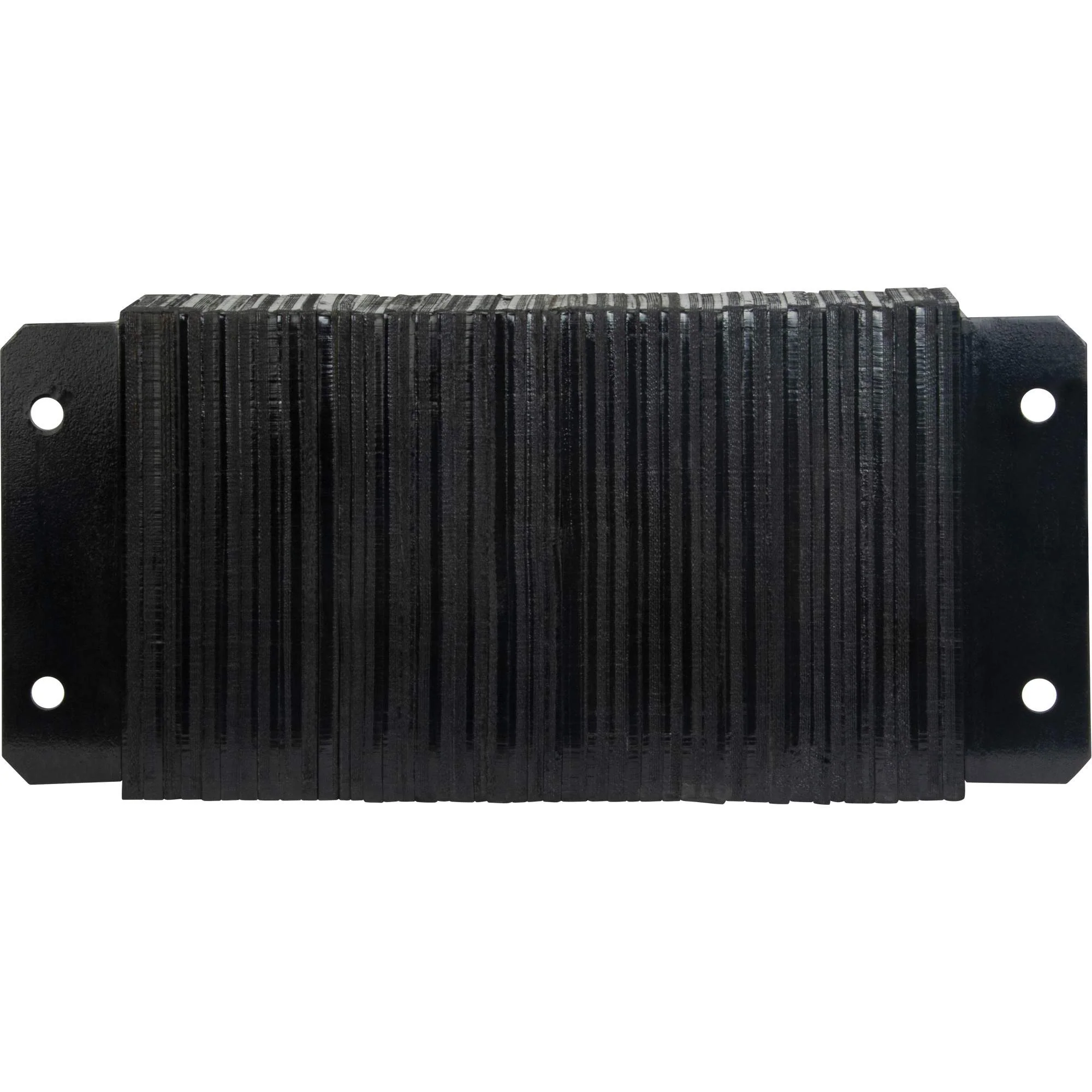 Laminated Dock Bumpers, Horizontal, Rubber, 24" W x 4" D x 12" H - Image 2