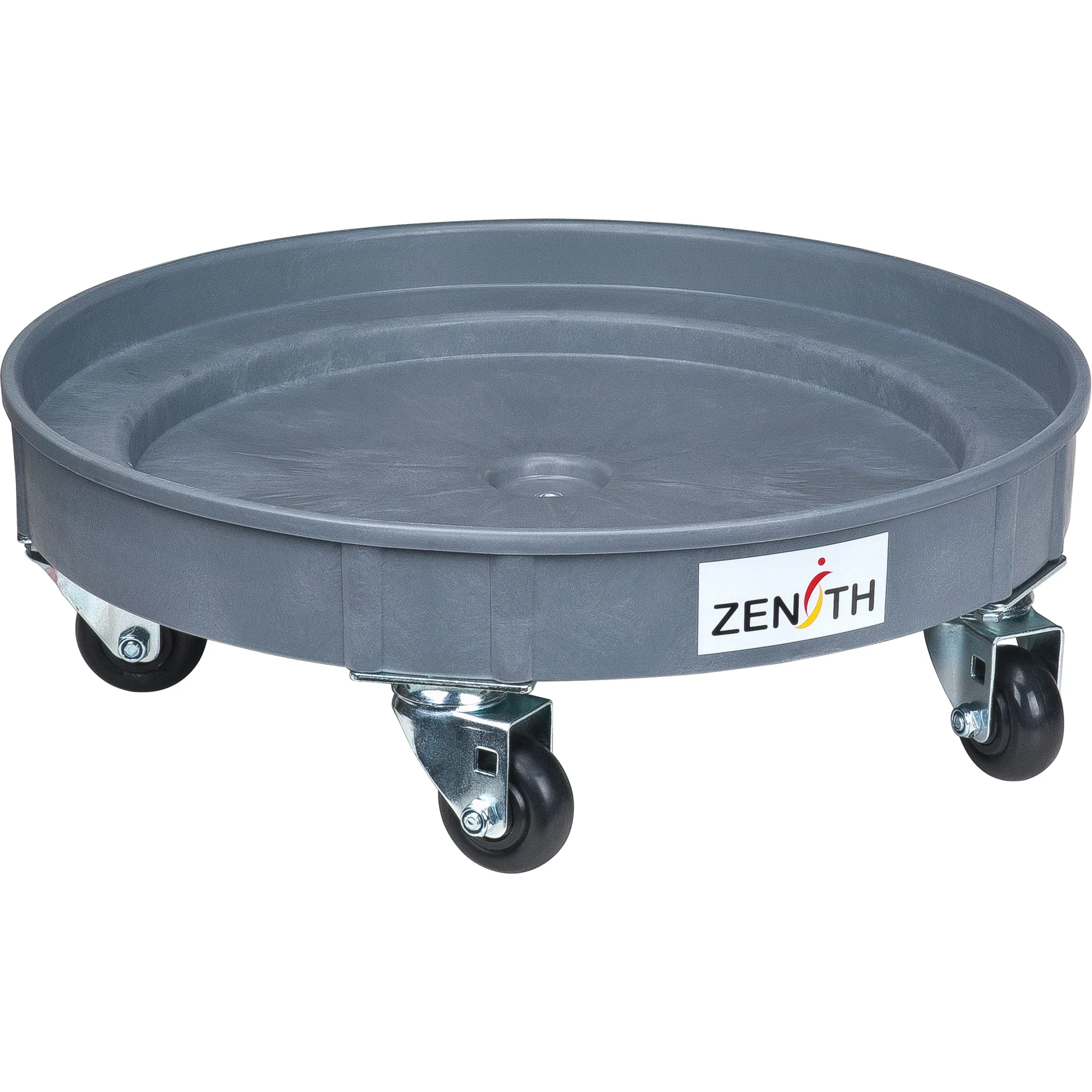 Leak Containment Drum Dolly, 24.25" dia. X 7.625" H, 1.5 US Gal. Spill Cap.