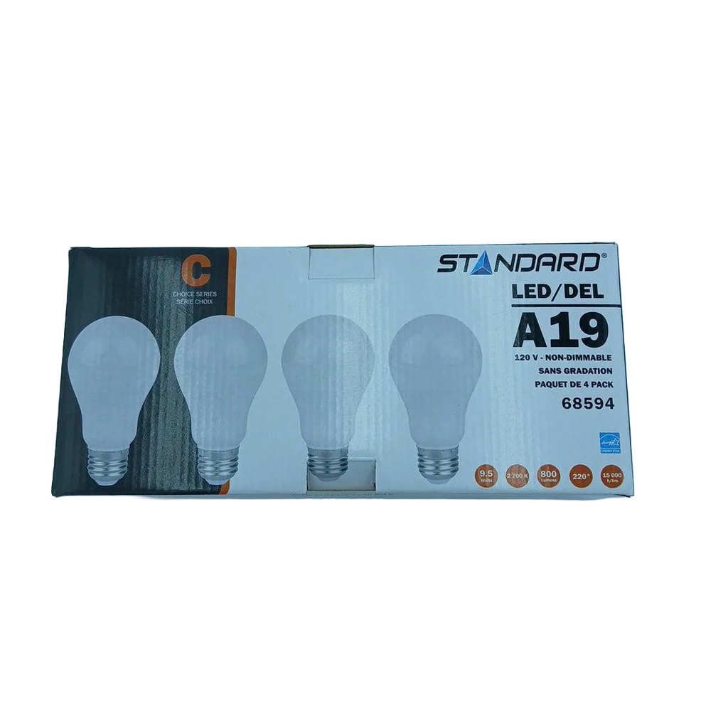 LED Light Bulbs 4 Pack (Soft Yellow) - Image 2