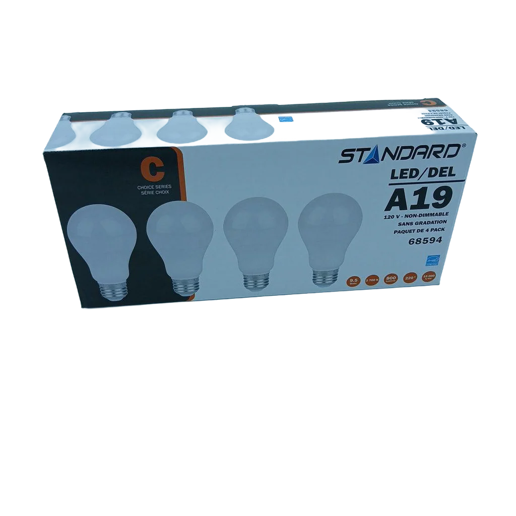LED Light Bulbs 4 Pack (Soft Yellow) - Image 5