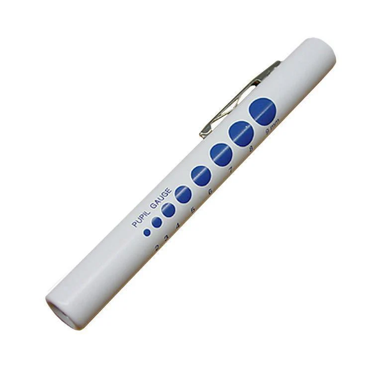 LED Paramedic Pen Light Torch With Pupil Gauge - Image 2
