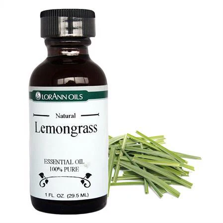 Lemongrass Oil Flavoring - Food Grade Essential Oils - Aromatherapy - 1 oz, 16 oz. - Ships Free Within Canada on Orders Above CAD $199