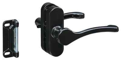 National Hardware Black Zinc Lever Latches 1 pk - Image 2