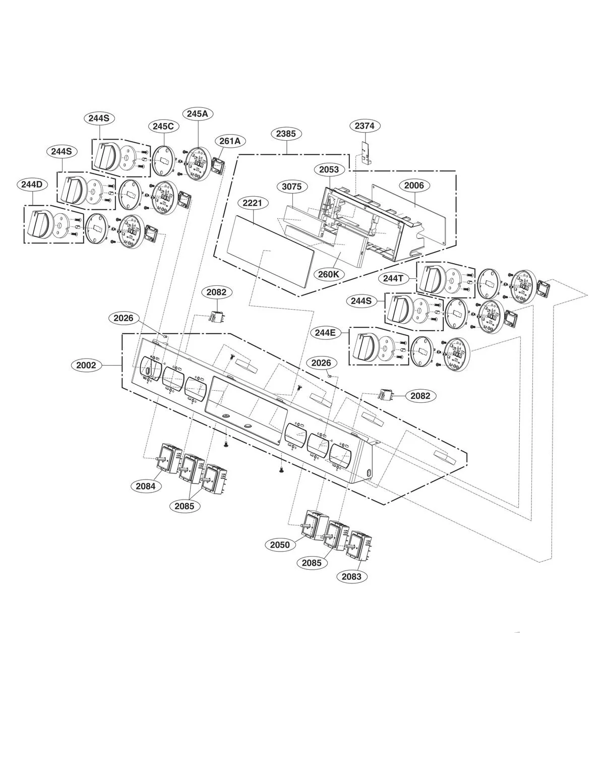 LG Range Surface Burner Infinite Switch EBF62174904 (Replaces EBF62174900, EBF62174907) - Image 10