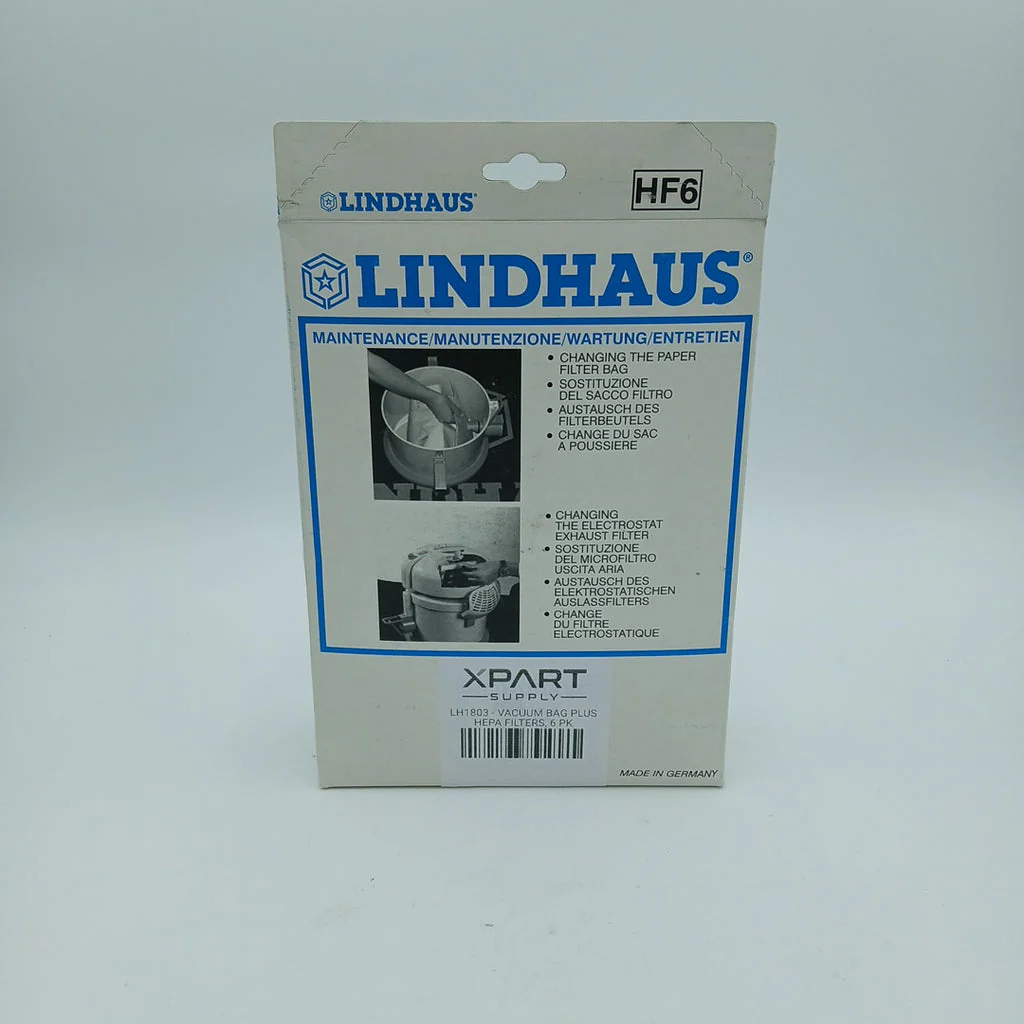 LH1803 - VACUUM BAG PLUS HEPA FILTERS, 6 PK - Image 2