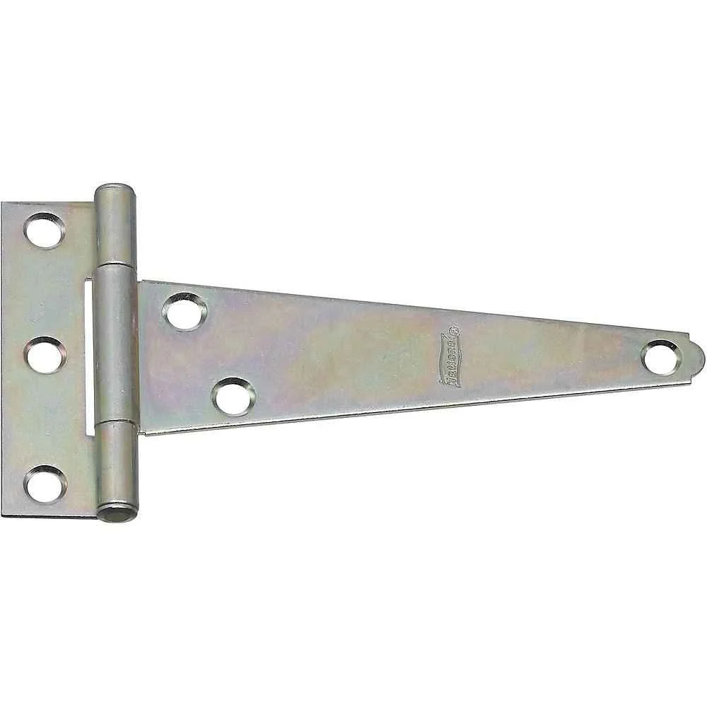 National Hardware 5 in. L Zinc Plated Steel Light Duty T Hinge 1 pk - Image 2