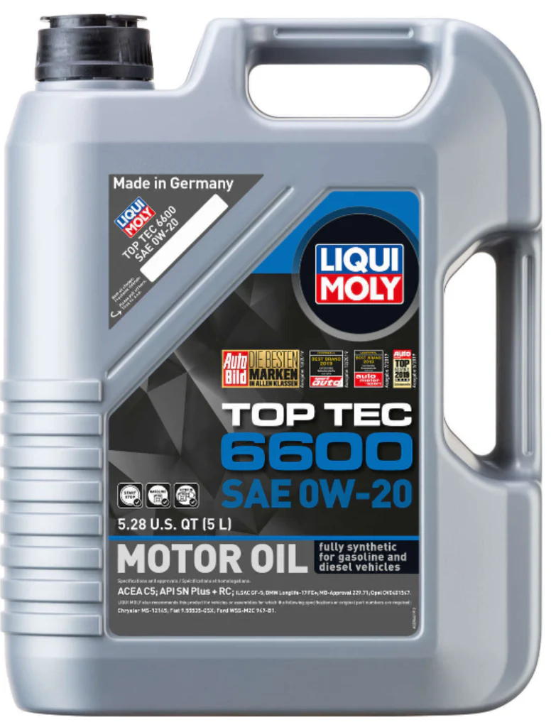 Liqui Moly 0W20 Full Synthetic Motor Oil 5 Liters
