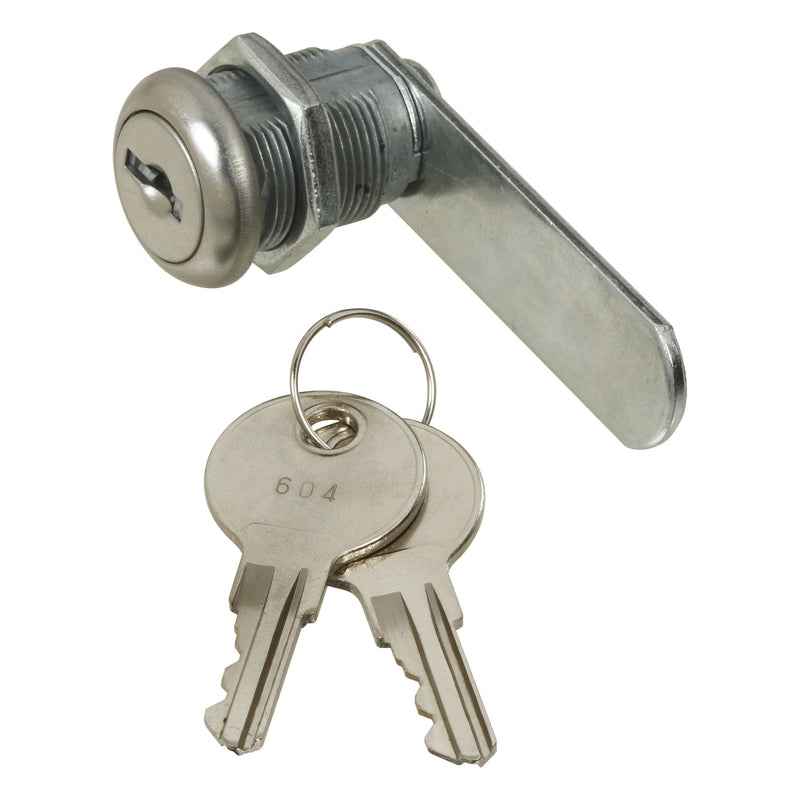 National Hardware Chrome Silver Steel Cabinet/Drawer Lock - Image 2