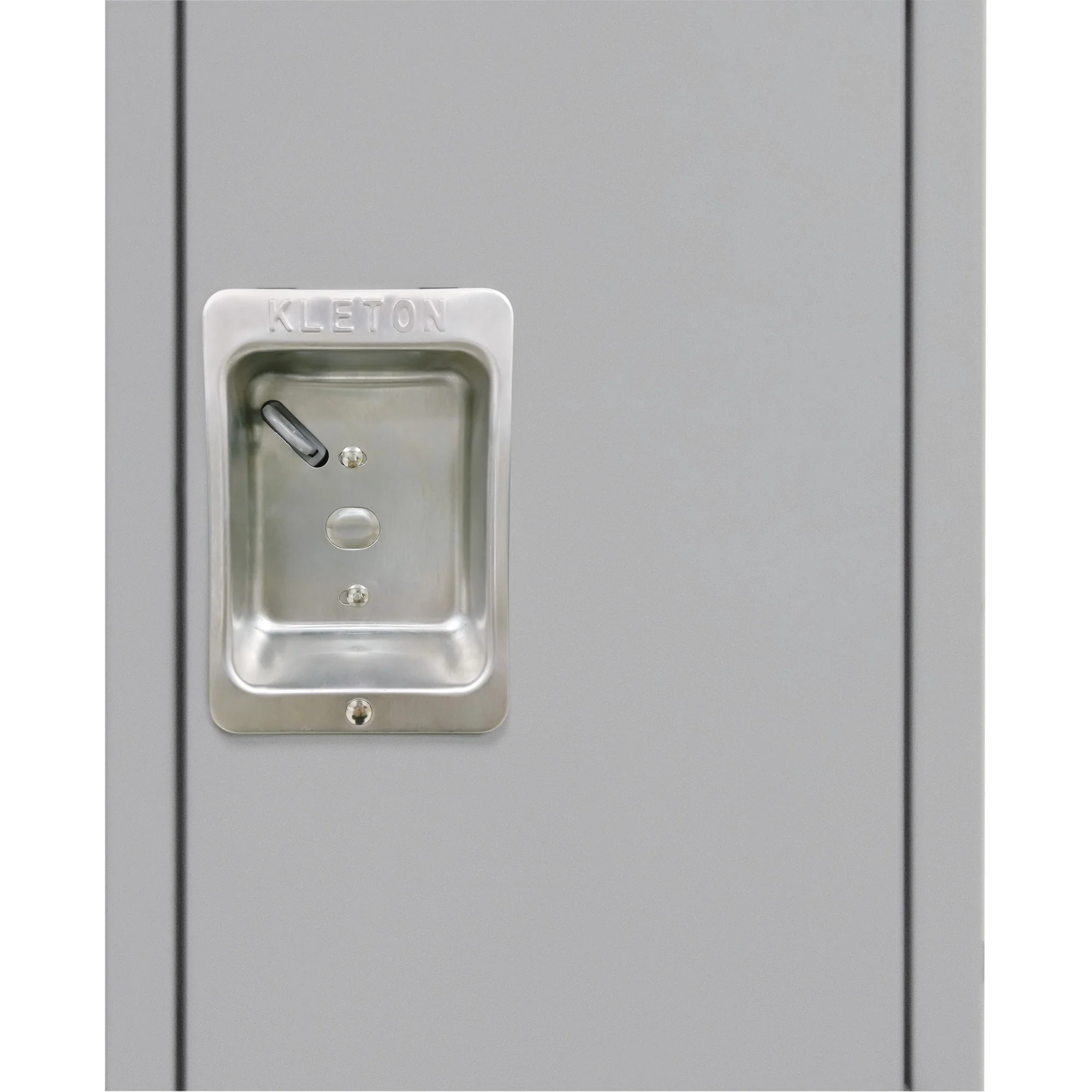 Lockers, 3 -tier, 12" x 18" x 86", Steel, Grey, Knocked Down - Image 3
