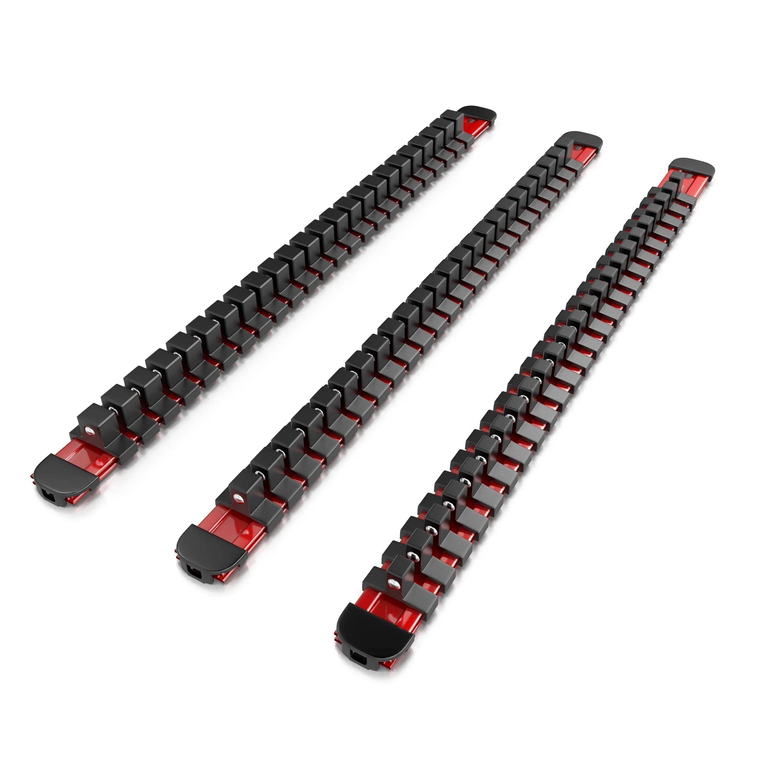 Locking End Caps for Aluminum Socket Rails | 12-Pack End Caps - Image 4