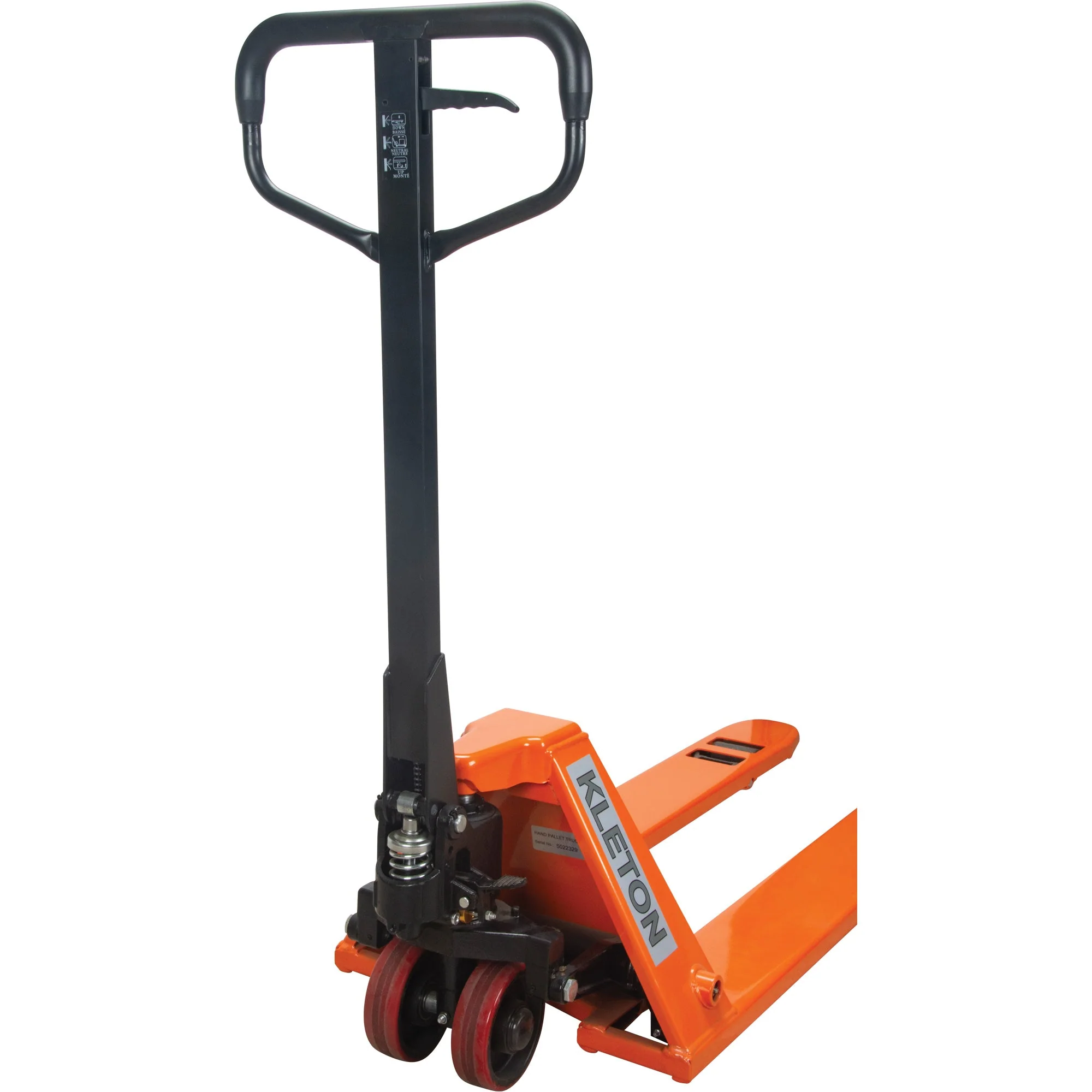 Low Profile Hydraulic Pallet Trucks, 48" L x 20.5" W, 3300 lbs. Cap. - Image 2