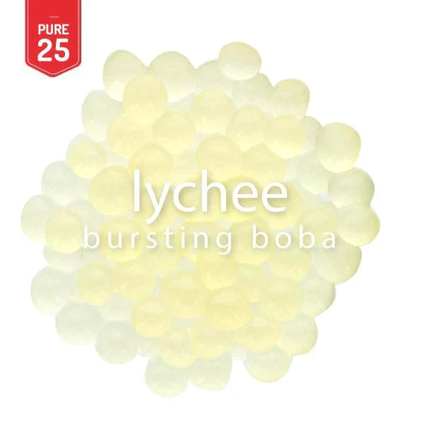 Lychee Bursting Boba Pure25 - Popping Boba - Bossen - Canada - Ships Free Within Canada on Orders Above CAD $199 - Image 2