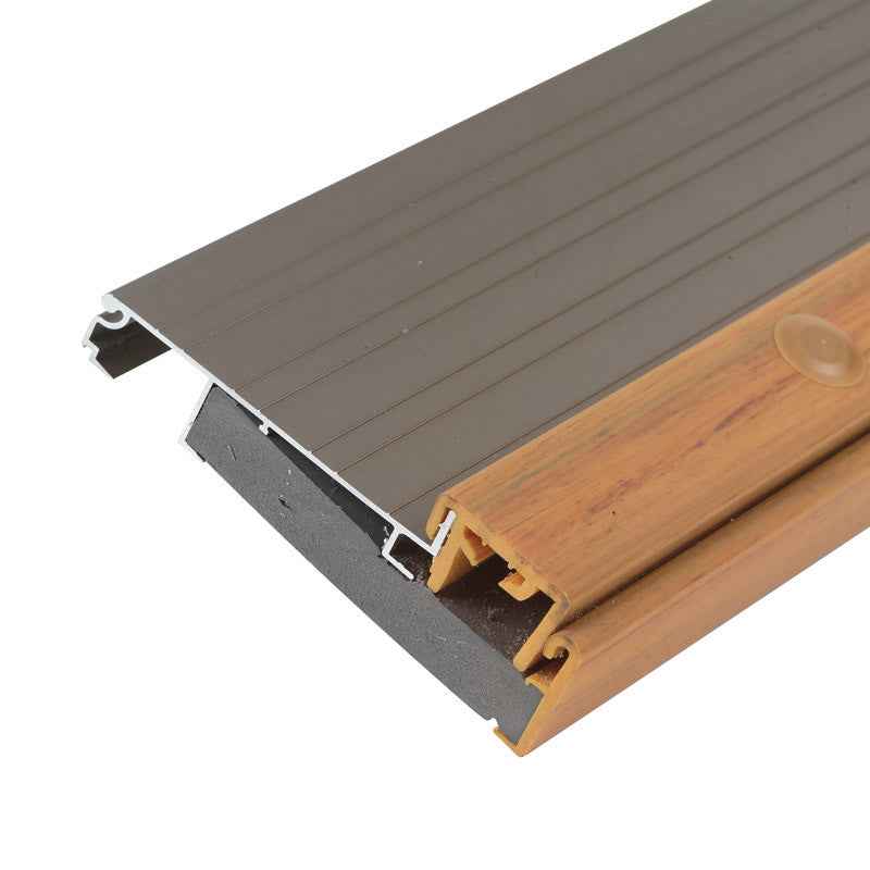 M-D BUILDING PRODUCTS 1.38 in. H X 4.56 in. W X 36 in. L Aluminum Thermal Break Threshold - Image 2