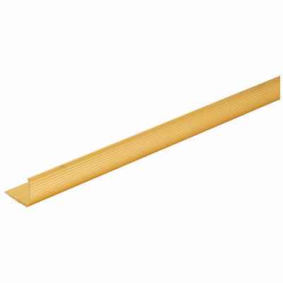 M-D BUILDING PRODUCTS 1.125 in. H X 1.125 in. W X 72 in. L Satin Brass Aluminum Stair Edge - Image 4