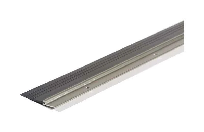 M-D BUILDING PRODUCTS Satin Nickel Aluminum/Vinyl Sweep For Doors 48 in. L X 2.13 in. - Image 2