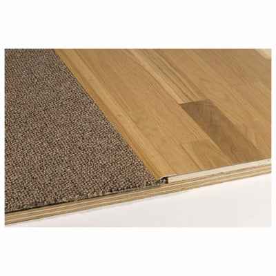 M-D BUILDING PRODUCTS METAL DECOR 0.3 in. H X 1.38 in. W X 72 in. L Prefinished Oak Aluminum Carpet - Image 2