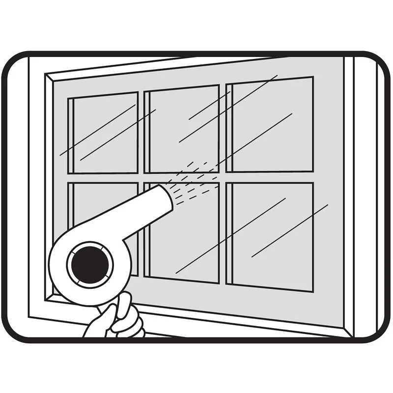 M-D Polar Block Clear Plastic Glare Control Window Shrink Film 62 L x 42 W in. (Pack of 6) - Image 5