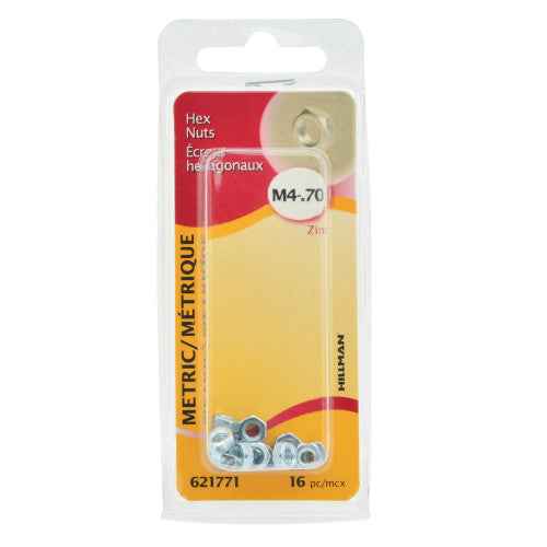 M4 .70 Hex Nut (16/Pack) - Image 2