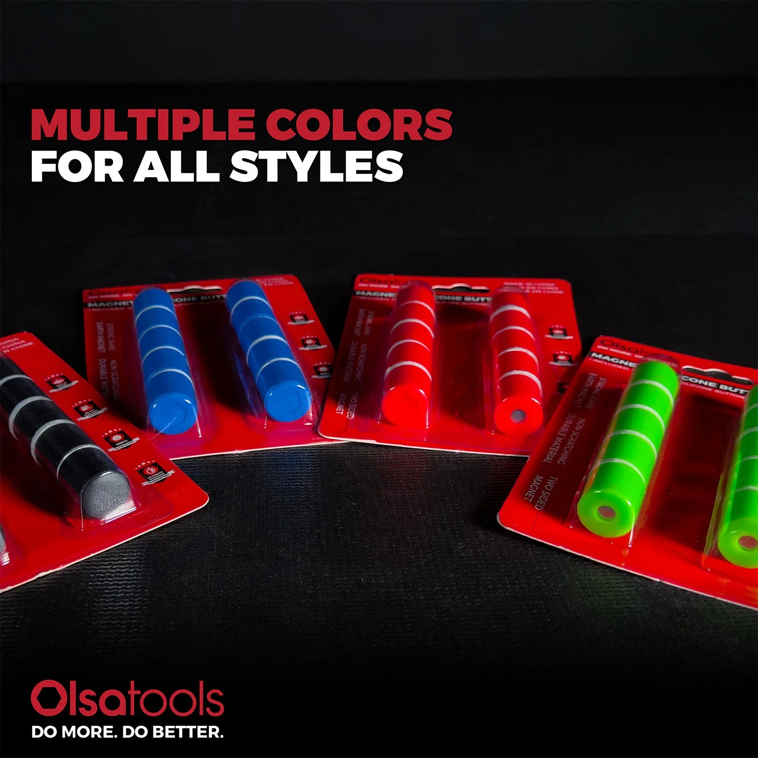 Magnetic Buttons 10pc Set - Strong Silicone Non-Scratch Magnets - Image 12