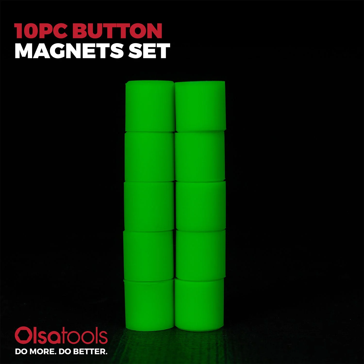 Magnetic Buttons 10pc Set - Strong Silicone Non-Scratch Magnets - Image 13