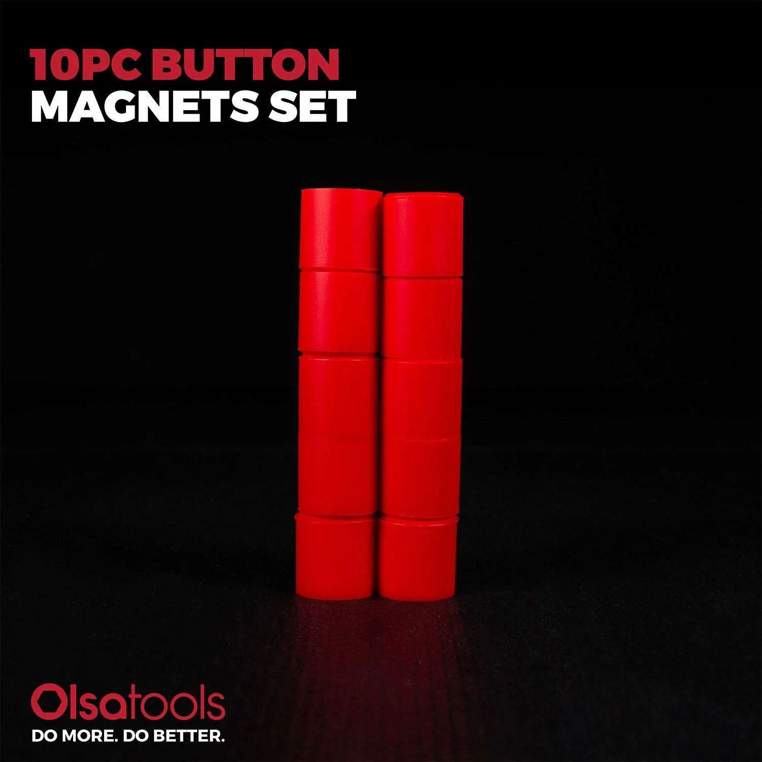 Magnetic Buttons 10pc Set - Strong Silicone Non-Scratch Magnets - Image 17