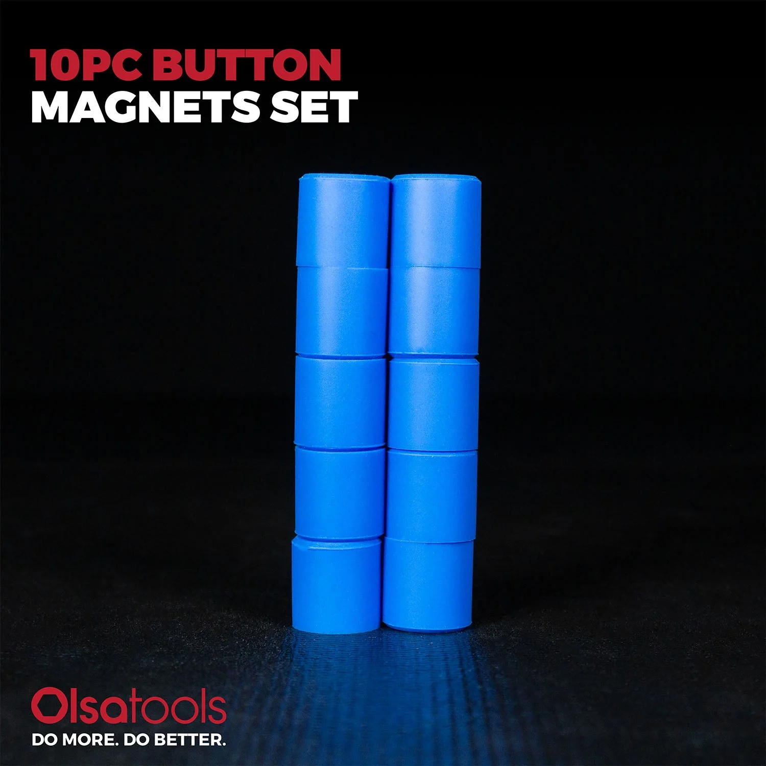 Magnetic Buttons 10pc Set - Strong Silicone Non-Scratch Magnets - Image 5